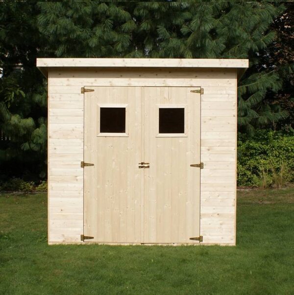 Domek narzędziowy panelowy z płaskim dachem 2,23 x 1,91 x 2,25h